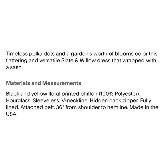 Slate & Willow Polka Dot Floral Mixed Print Dress 2 - Picture 5 of 8